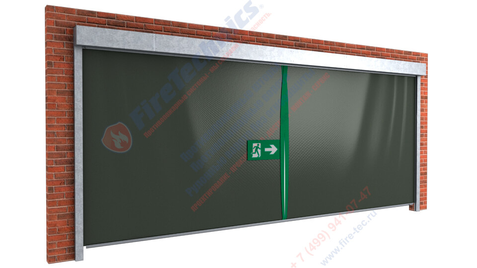 4a Противопожарные шторы EI120 (при орошении)