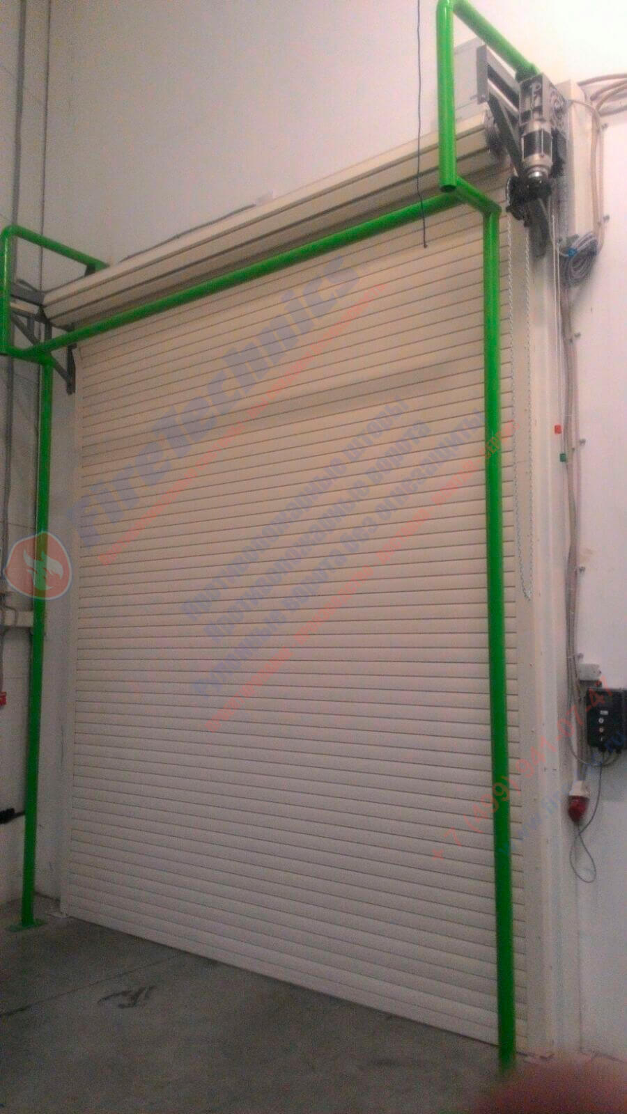 Fire-proof-gate-firetechnics-EI60-1 противопожарные ворота купить