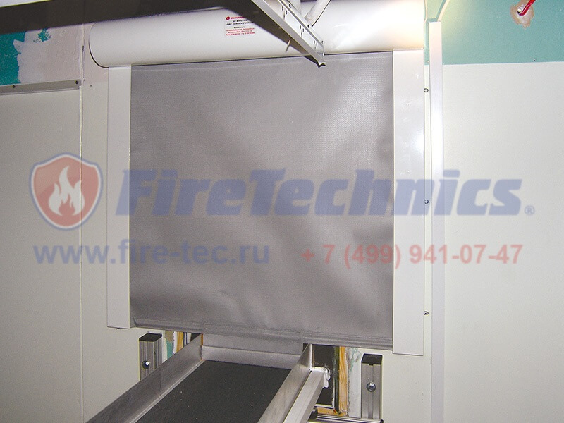 Royal_Glamorgan_hospital_fire_protection Огнезащитные преграды конвейерных приёмов