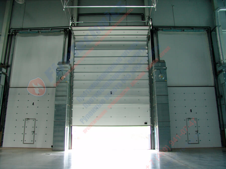 Section-fire-gate-firetechnics-1 противопожарные ворота