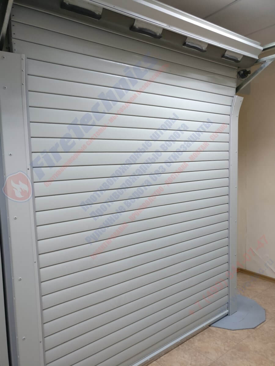 fire-roll-up-door-firetechnics автоматические рулонные противопожарные ворота