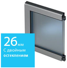 sekcionnye-vorota-32 двойное остекление