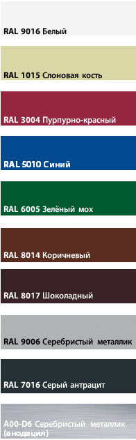 sekcionnye-vorota-58 цвета ворот