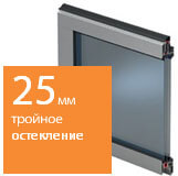 sekcionnye-vorota-67 тройное остекление