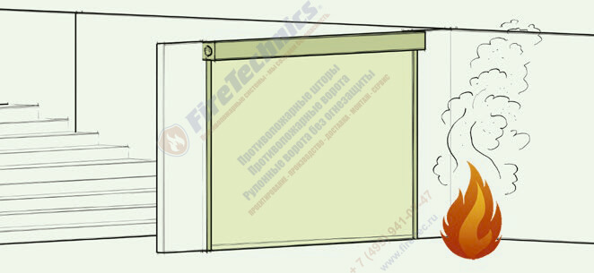 5 Противопожарные шторы без орошения EI60 • EI90 • EI120