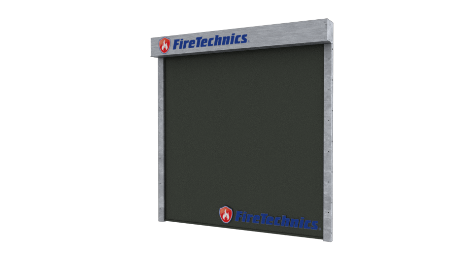 Противопожарные шторы FireTechnics EI60 (без орошения) 3000×3000 Дымозащитные шторы FireTechnics EI60 (без орошения)