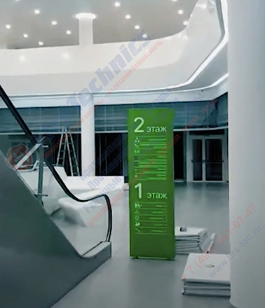 Установленные дымозащитные шторы E60, тип Гармошка