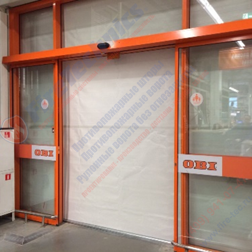 Рулонные противопожарные шторы EI 180 Рулонные противопожарные шторы EI 180