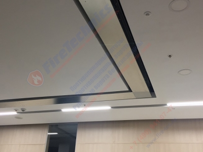 Противопожарные автоматические шторы типа "Гармошка" для Пост Экспо, г. Астана