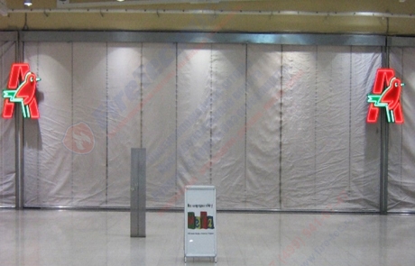 Противопожарные шторы EI180 (при орошении)